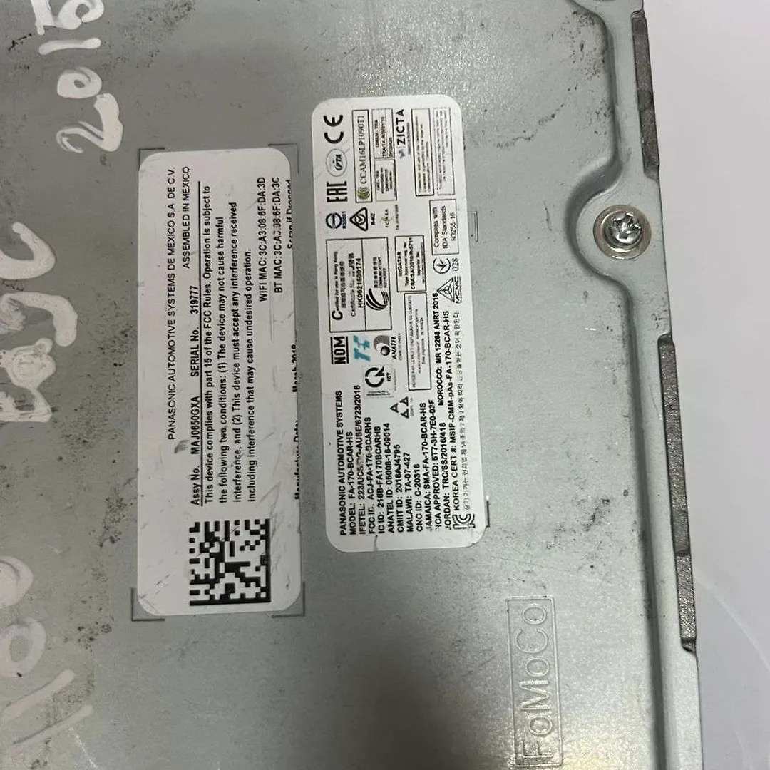 Amplifier Computer Control Module - 2015 Ford Edge
