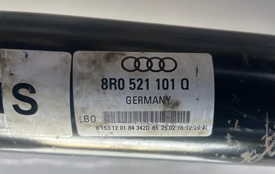 Drive Shaft - 2016 Audi Q5