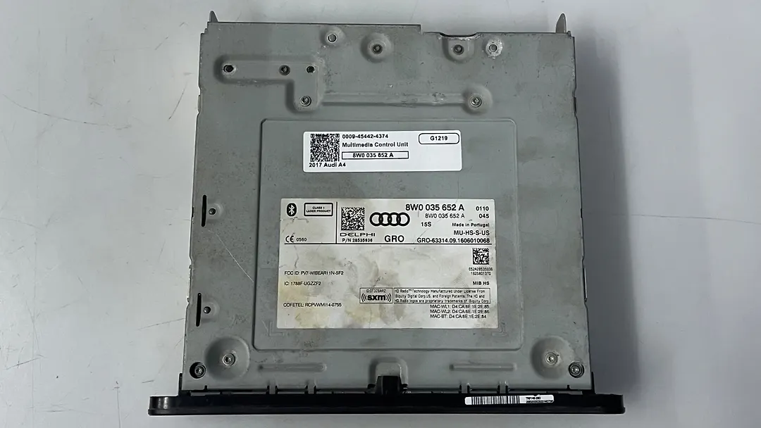 Multimedia Control Unit - 2017 Audi A4