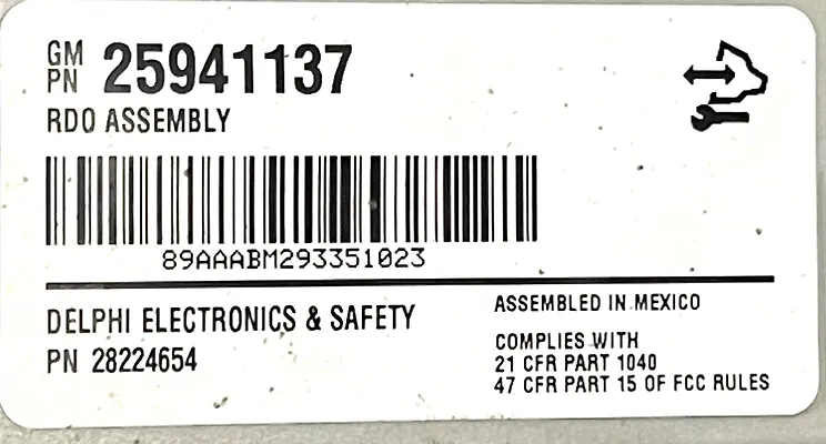 Audio equipment radio - 2012 Chevrolet SILVERADO