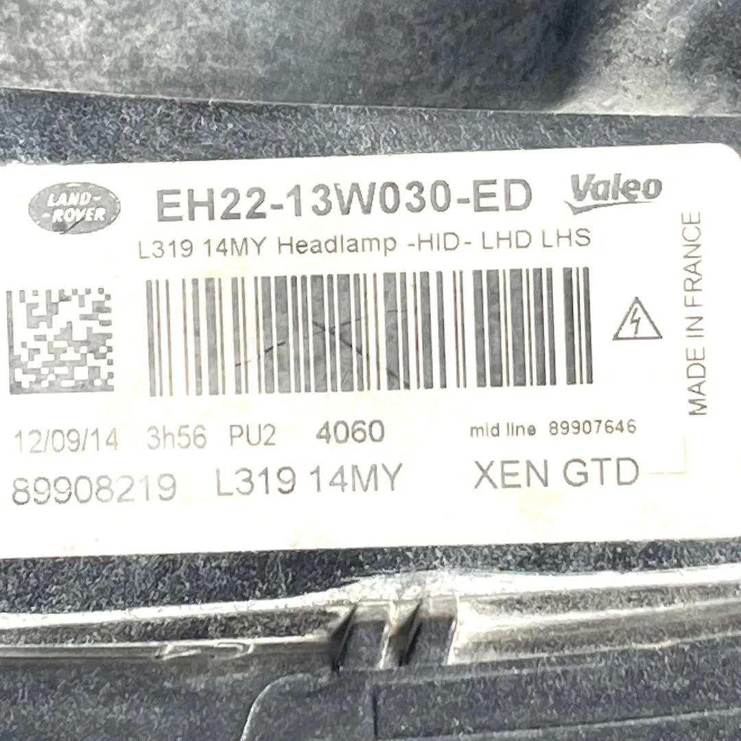 Headlight (LH) - 2015 Land Rover LR4