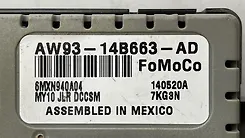 Seat Cool & Heat Control Module - 2013 Jaguar XJ