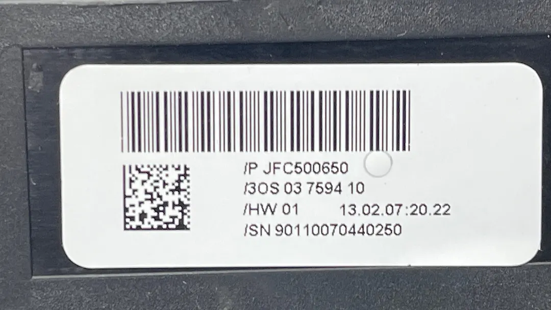 A/C Heater Climate Control Switch - 2007 Land Rover RANGE ROVER VOGUE