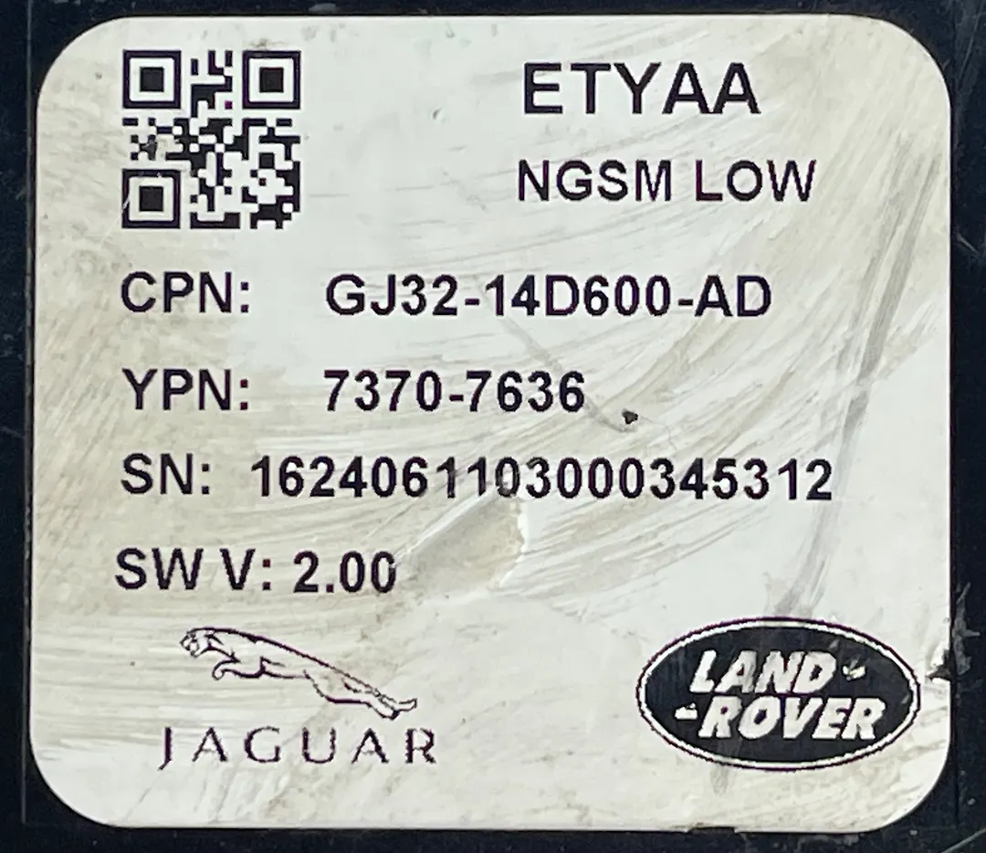 Seat Control Module - 2017 Jaguar XF
