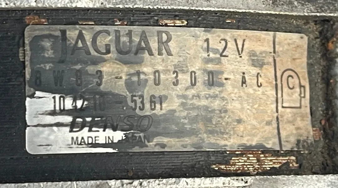 Alternator - 2013 Jaguar XJ