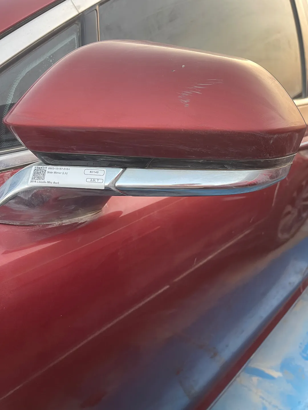 Side Mirror (LH) - 2014 Lincoln MKZ AWD