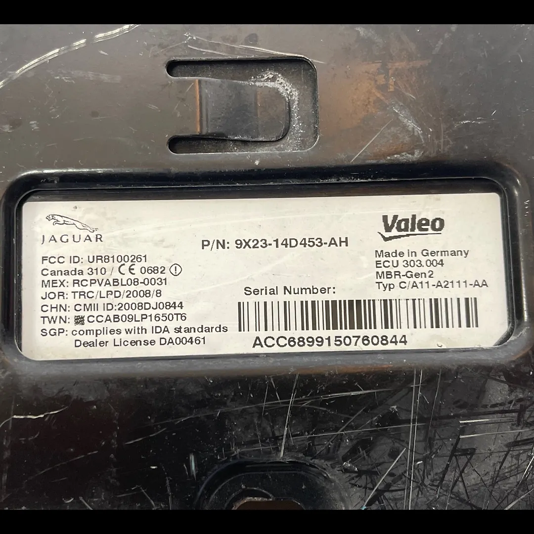 BLIND SPOT RADAR MODULE - 2015 Jaguar XF