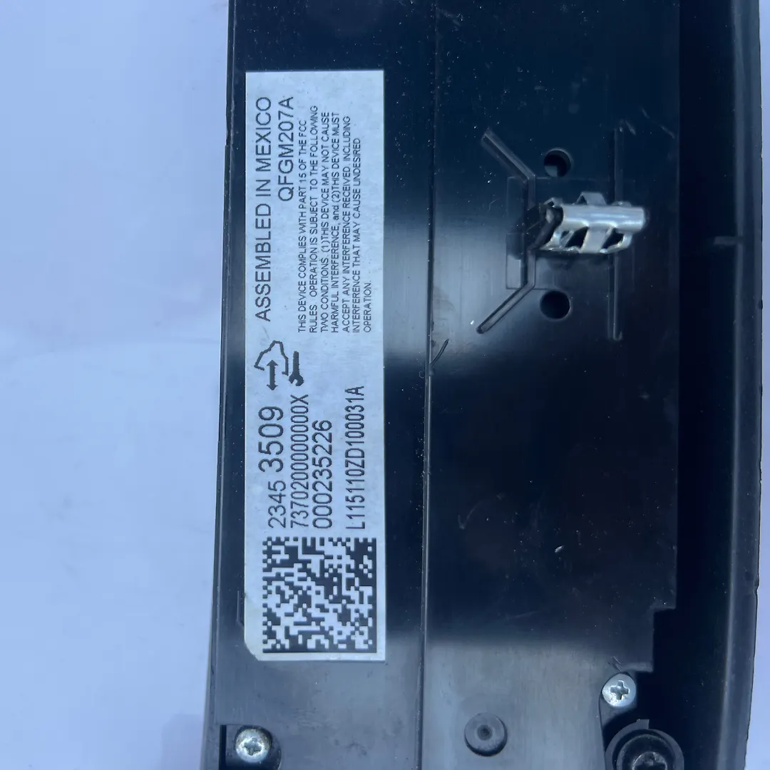 A/C Heater Climate Control Switch - 2015 Chevrolet Impala