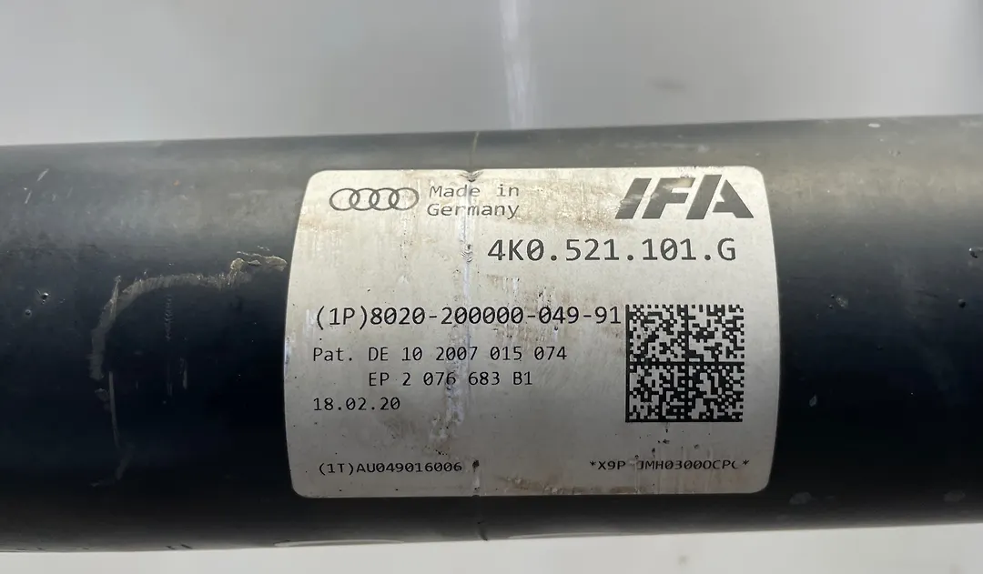 Drive Shaft - 2020 Audi A6