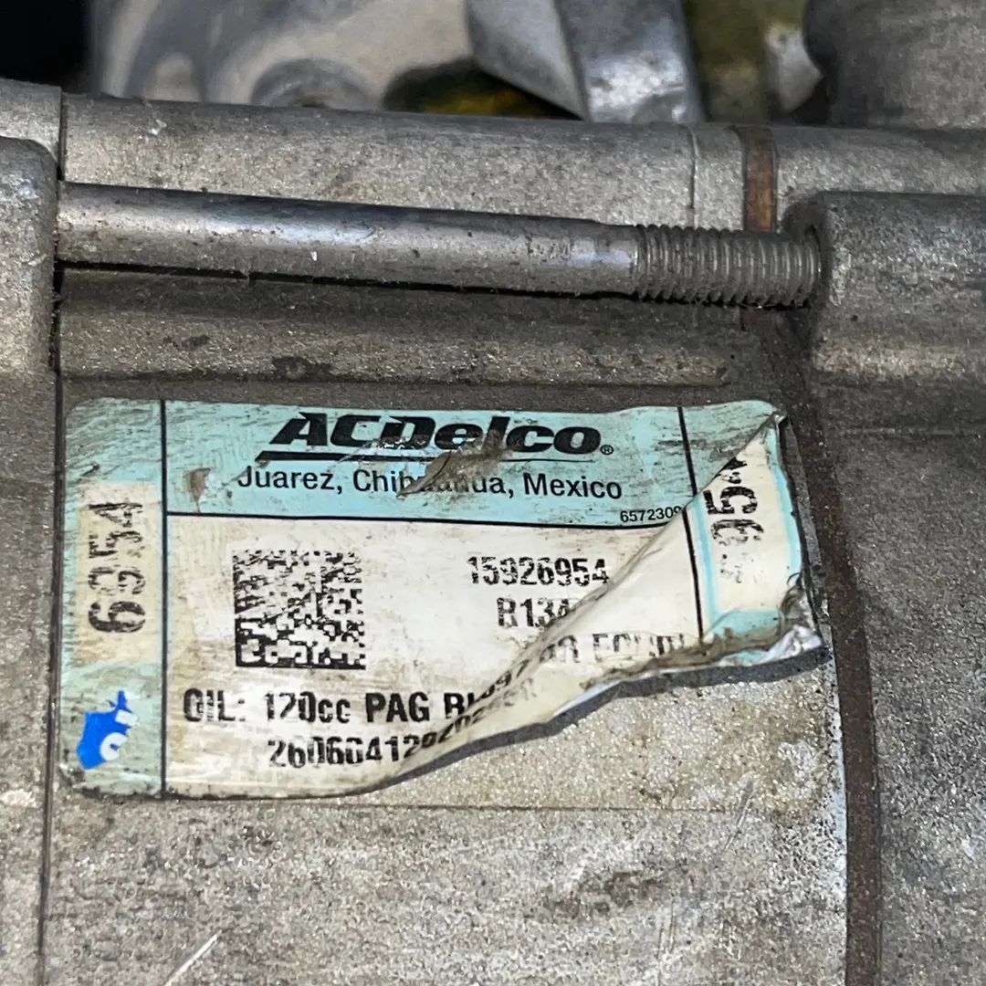 AC Compressor - 2010 GMC Terrain SLT2
