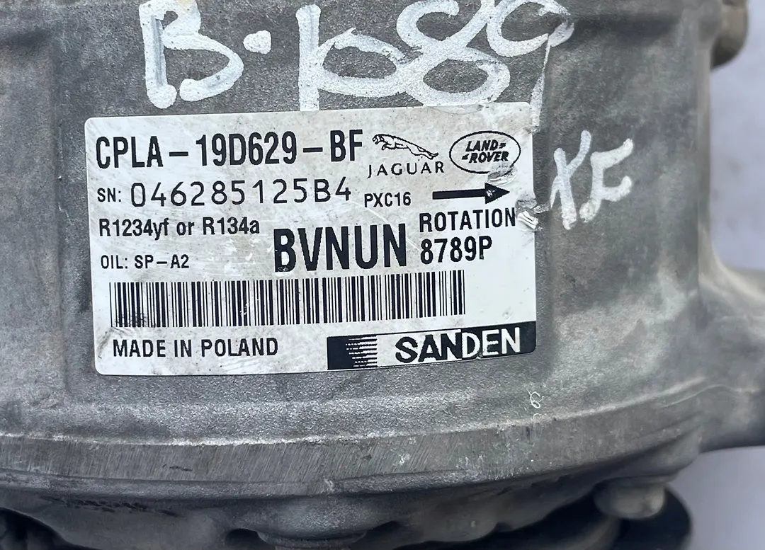 AC Compressor - 2016 Jaguar XF