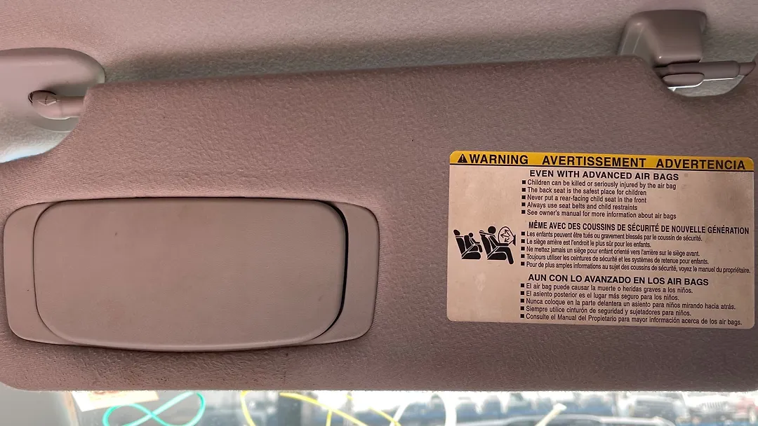 Sun visor - 2010 Toyota Tundra