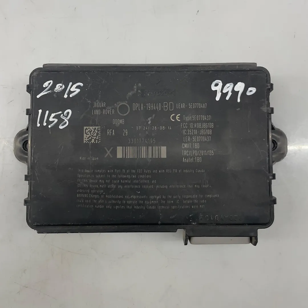 Keyless Control Module  - 2015 Jaguar F-type