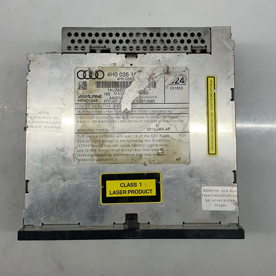 Navigation DVD player - 2014 Audi A7
