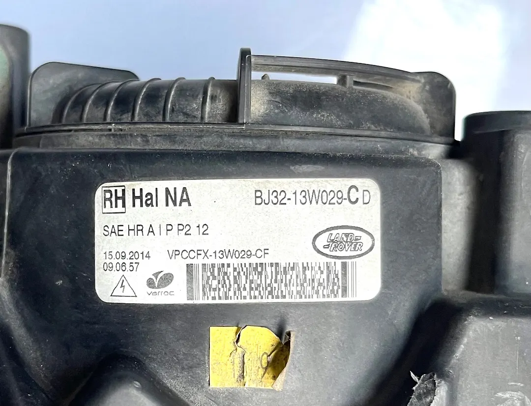 Headlight (RH) - 2103 Land Rover RANGE ROVER EVOQUE