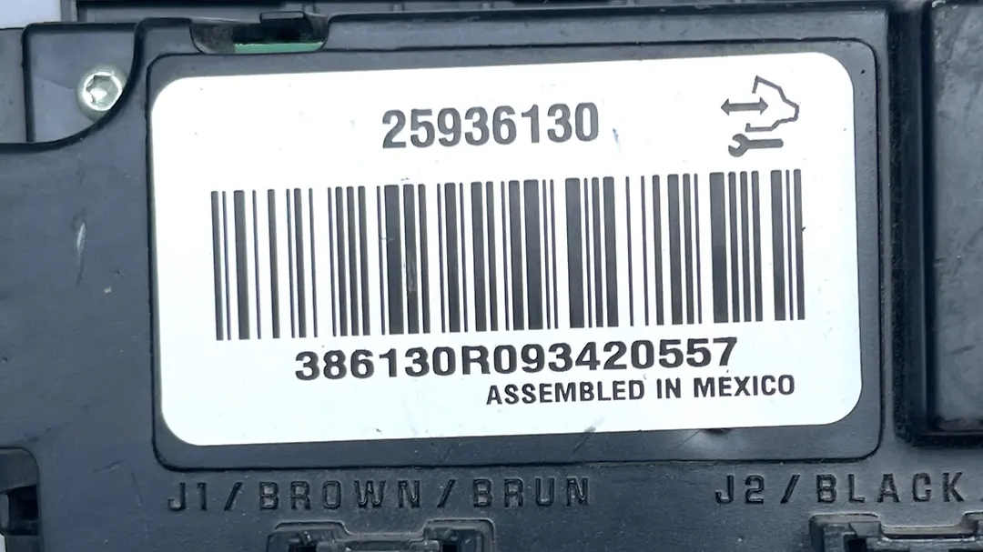AC Switch - 2010 GMC Yukon