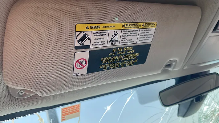 Sun visor - 2021 Toyota Tacoma SR5 grade TRN265L