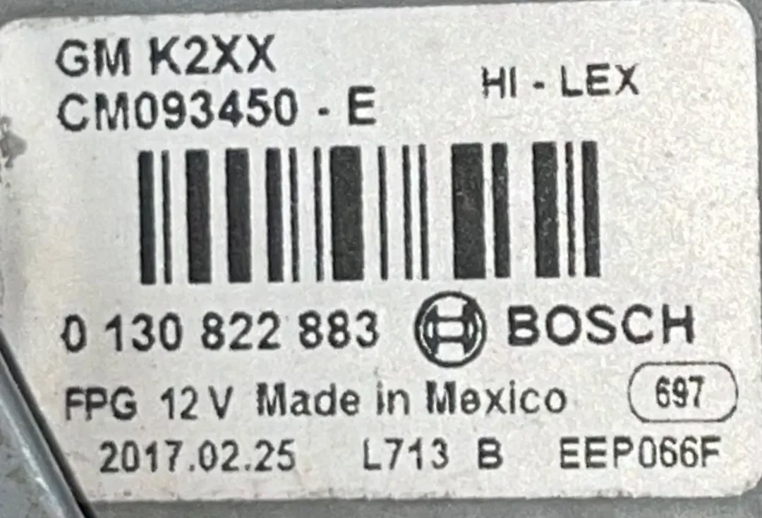 power window motor (LHF) - 2017 Cadillac ESCLADE