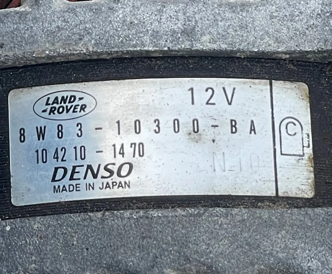 Alternator - 2011 Land Rover RANGE ROVER SPORT