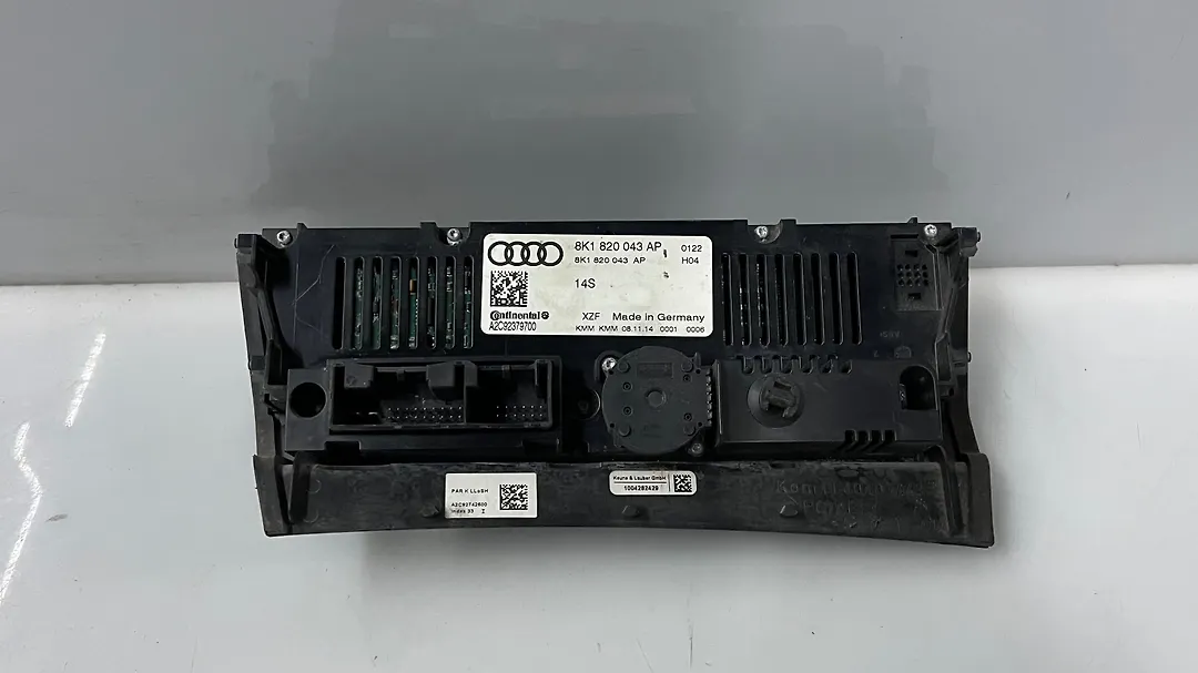 A/C Heater Climate Control Switch - 2015 Audi S4