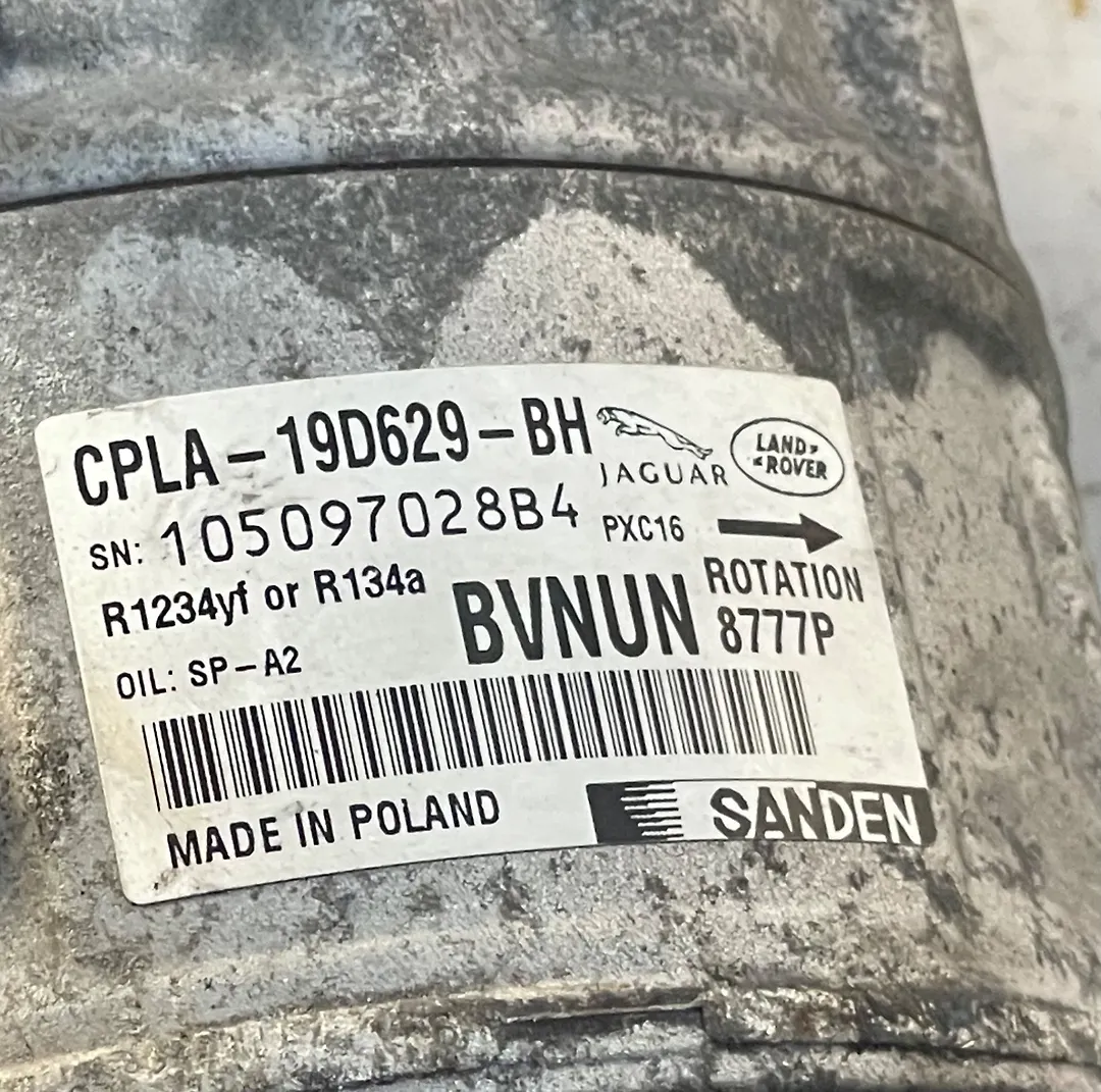 AC Compressor - 2018 Jaguar E-Pace