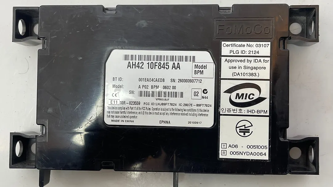 Bluetooth Telephone Control Module - 2011 Land Rover SPORT