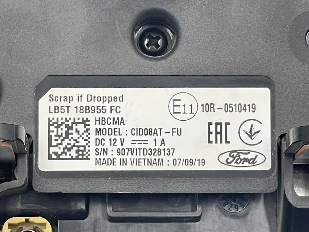Info-gps-tv screen - 2020 Ford Explorer