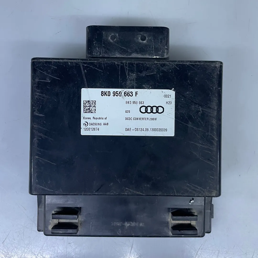 Voltage Converter Control Module - 2014 Audi A7