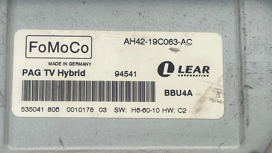 Tuner Control module - 2010 Land Rover SPORT