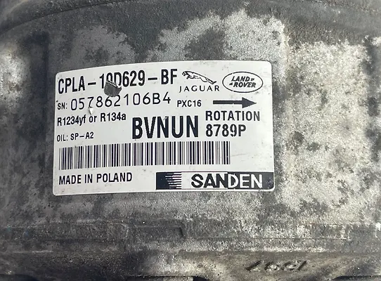AC Compressor - 2017 Jaguar XE