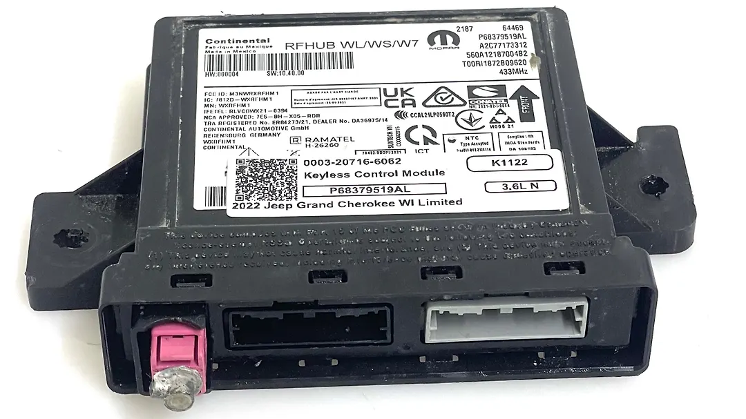 Keyless Control Module  - 2022 Jeep Grand Cherokee WL Limited