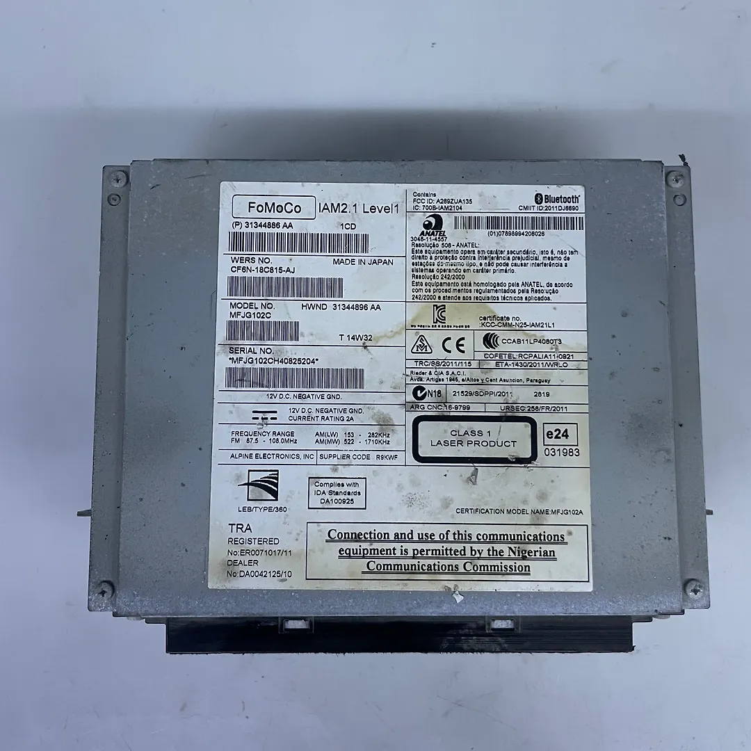 Audio CD Disc player  - 2014 Jaguar XF