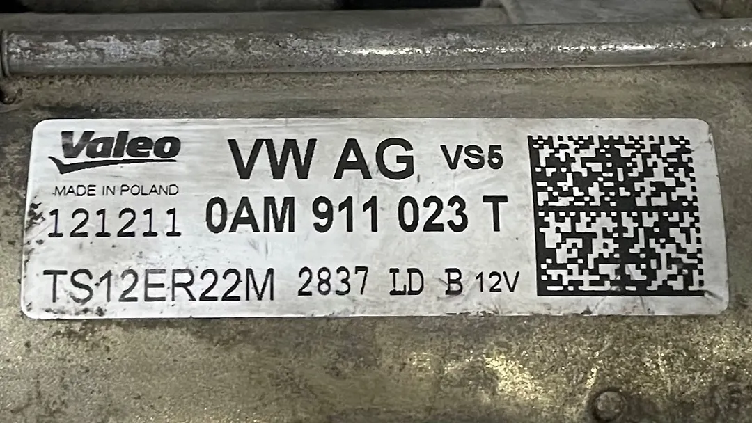 Starter Motor - 2013 Audi Q3