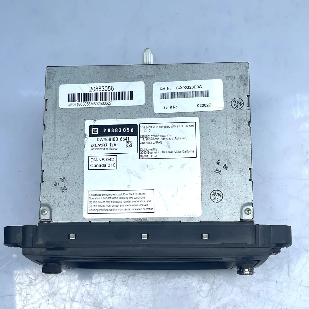 Navigation DVD player - 2011 GMC Sierra