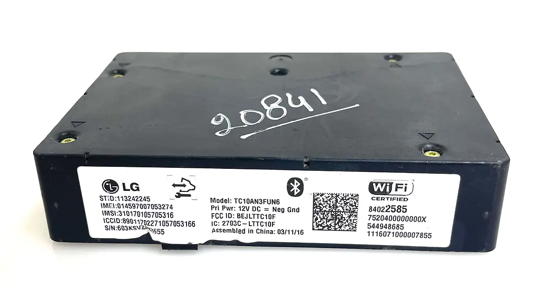 Communication Sync Control Module - 2018 Cadillac XT5 Premium Luxury