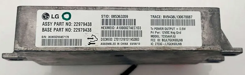 Communication Sync Control Module - 2014 Chevrolet Impala LTZ (2LZ)