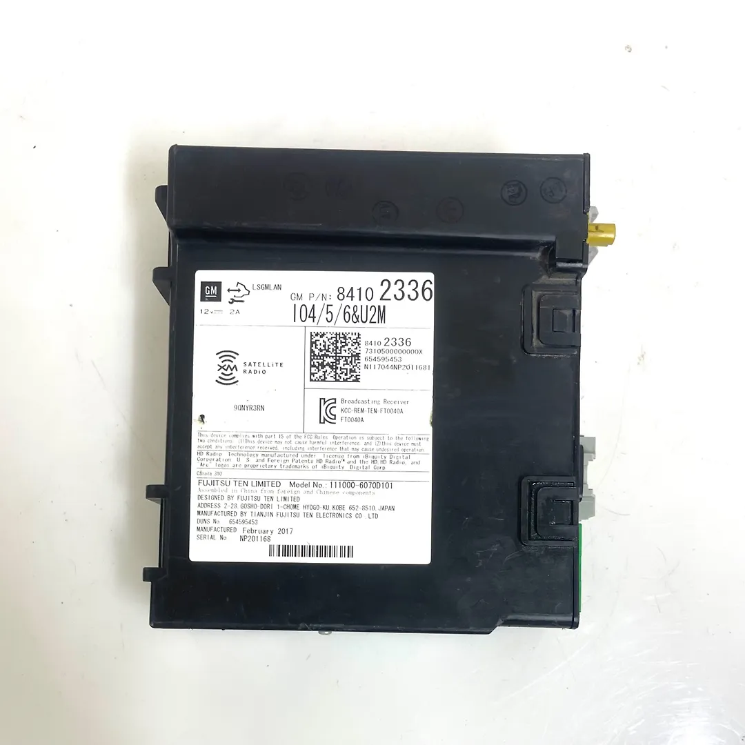 Radio control module - 2019 Cadillac XTS
