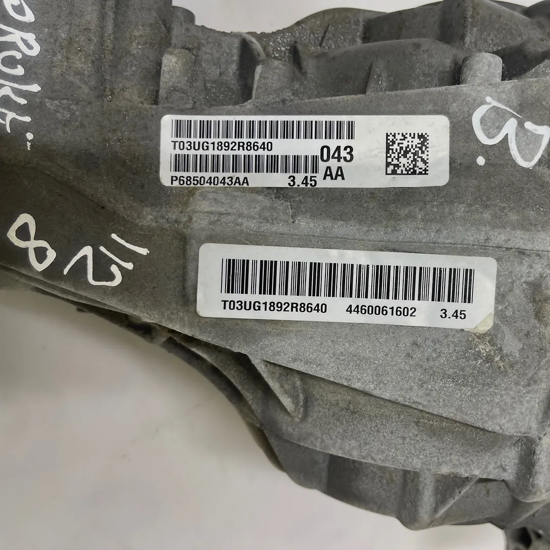 Rear Differential - 2022 Jeep Grand Cherokee L Limited