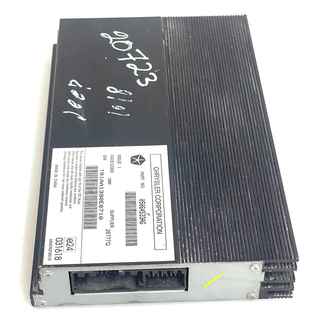 Amplifier Computer Control Module - 2011 Jeep Grand Cherokee LAREDO