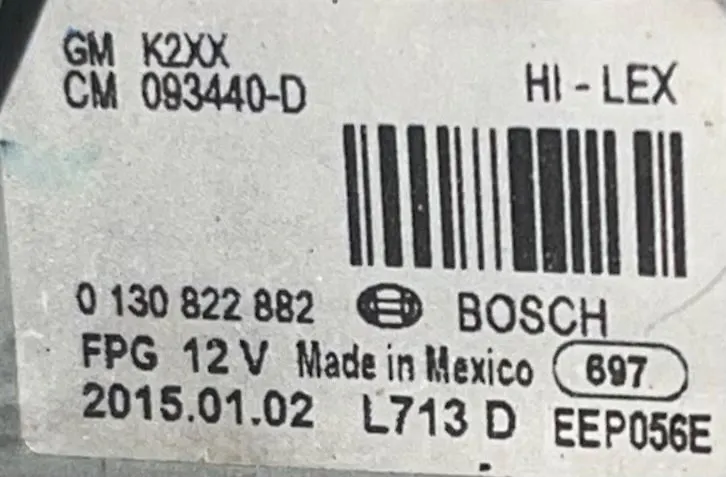 power window motor (RHF) - 2015 Chevrolet Tahoe