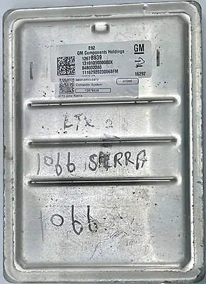 Computer system - 2015 GMC Sierra