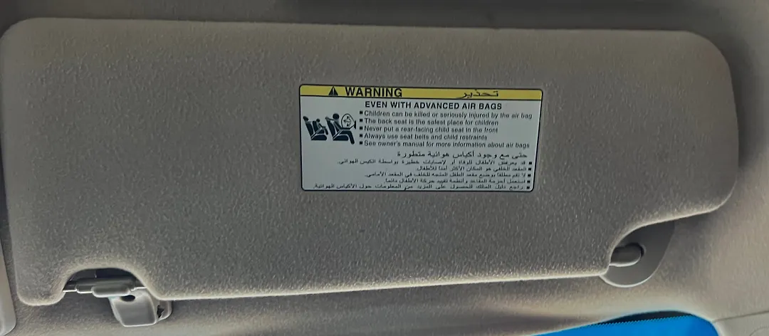 Sun visor - 2013 Toyota Sequoia