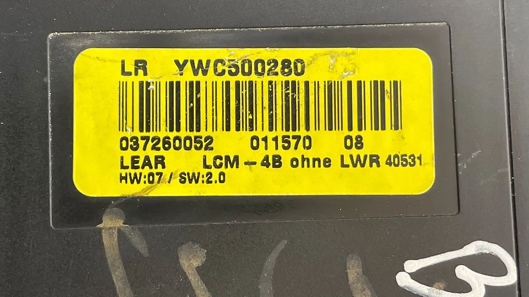Headlight Control Module - 2007 Land Rover RANGE ROVER VOGUE